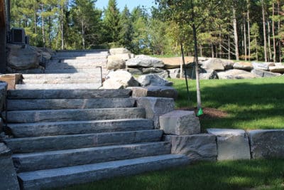 Landscapes of Muskoka Design Stone Steps