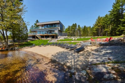 Landscapes of Muskoka Cottage Lake View Beach