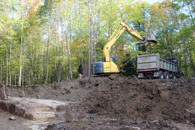 Landscapes of Muskoka Site Excavation